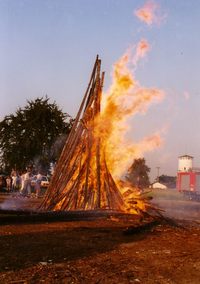 Lagerfeuer der Kinderferientage, 1988